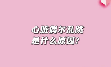 【名醫面對面之心臟100問】心臟偶爾亂跳是什么原因？